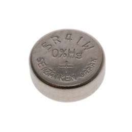 10 pcs : SR41W - BATT SILVER OX 1.55V COIN 7.9MM