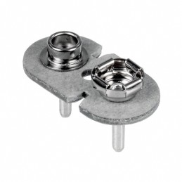 10 pcs : 968 - BATT CONN SNAP 9V 1 CELL PC PIN