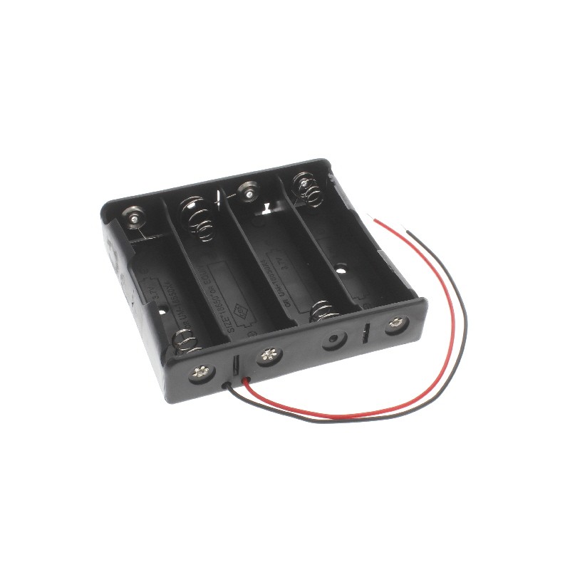 10 pcs : 114090052 - BATT HOLDER 18650 4CEL WIRE LEAD