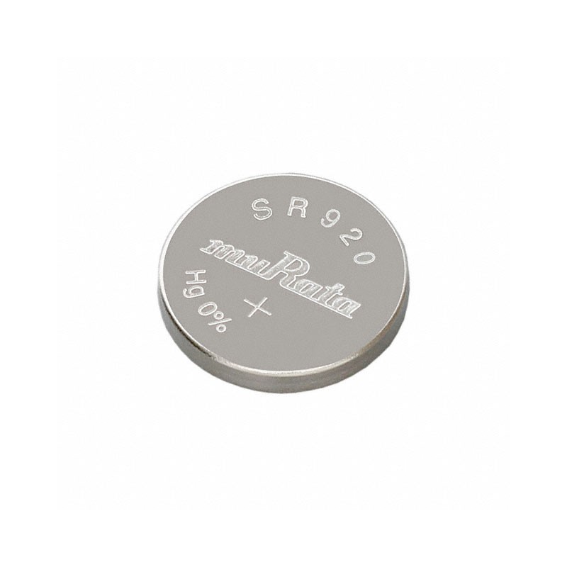 10 pcs : SR920/8MR1 - BATT SILVER OX 1.55V COIN 9.5MM