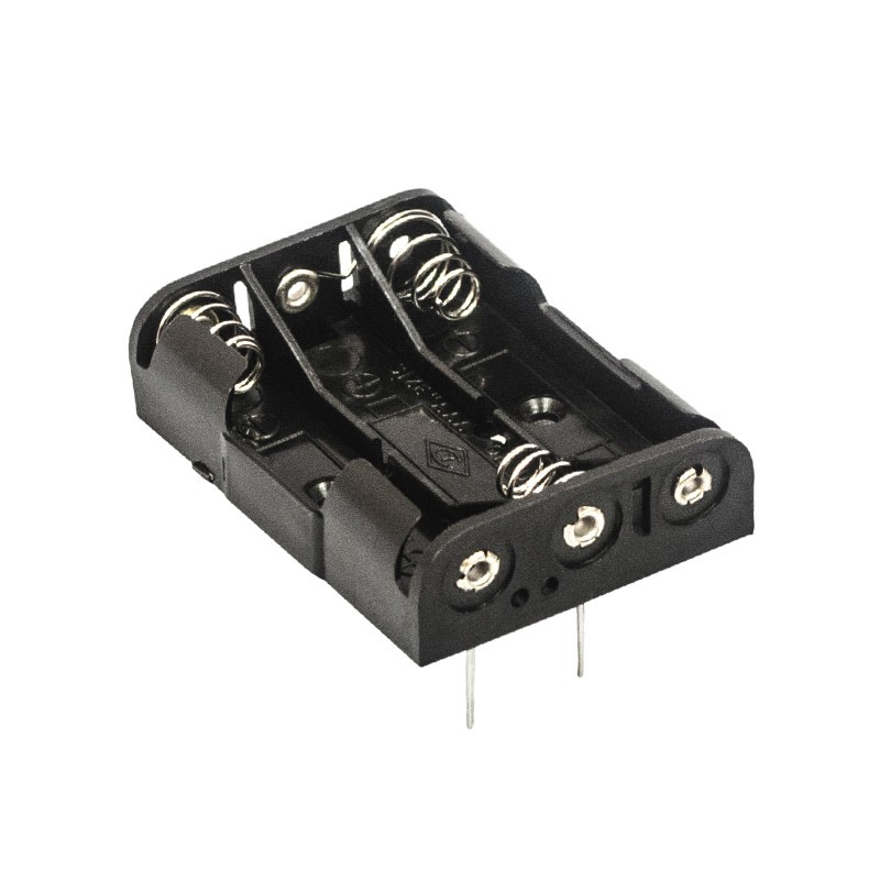 10 pcs : BC3AAAPC - BATTERY HOLDER AAA 3 CELL PC PIN