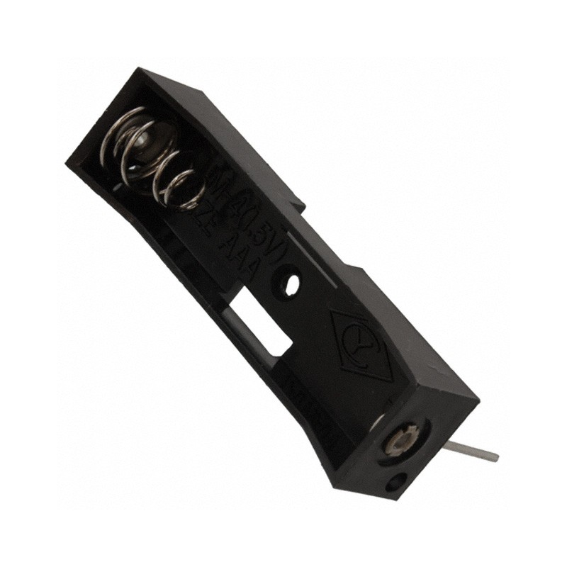 10 pcs : BCAAAPC - BATTERY HOLDER AAA 1 CELL PC PIN