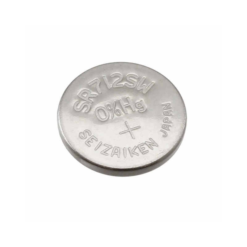 10 pcs : SR712SW - BATT SILVER OX 1.55V COIN 7.9MM