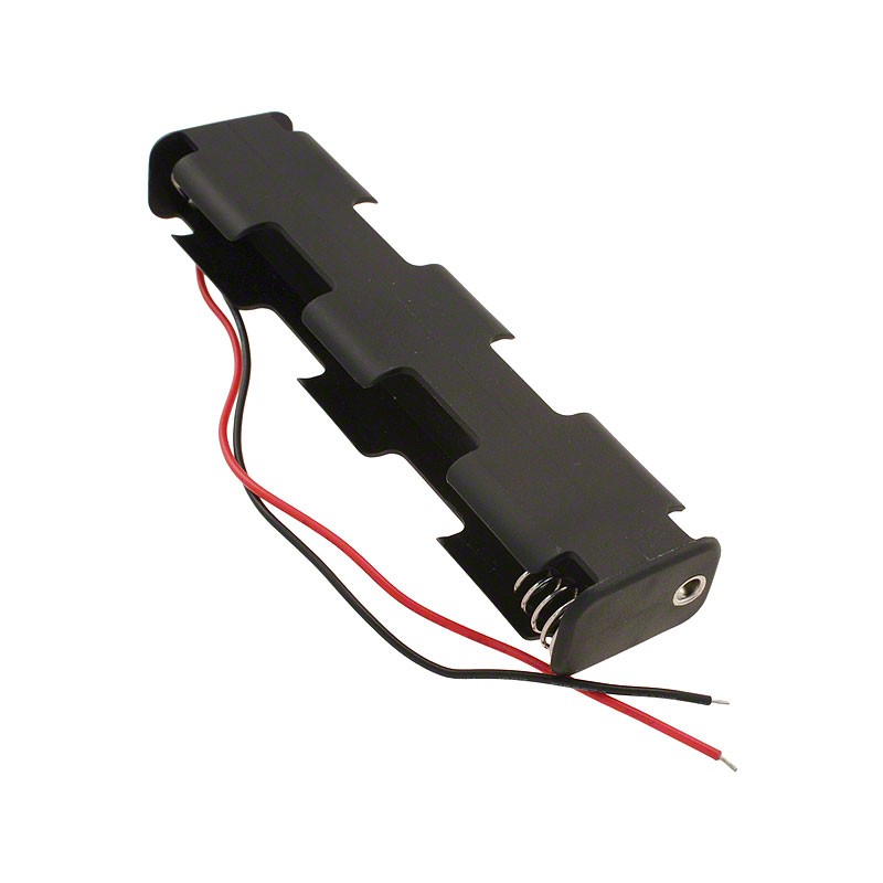 10 pcs : BH14AAW - BATT HOLDER AA 4 CELL 6' LEADS