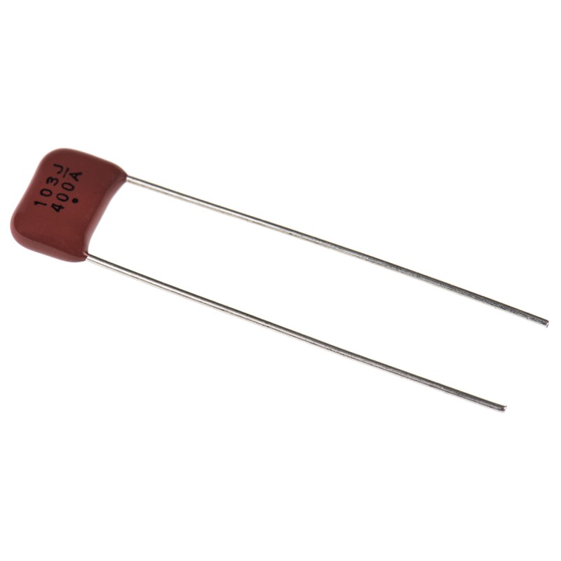 25 pcs - Panasonic ECQE(F) Polyester Film Capacitor, 400V dc, ±5%, 10nF, Through Hole