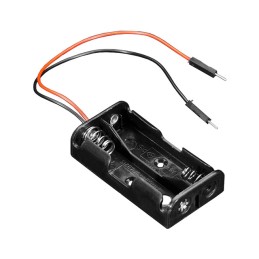 10 pcs : 3858 - BATT HOLDER AA 2 CELL 6.5' LEADS