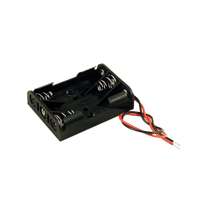 10 pcs : BH3AAAW - BATT HOLDER AAA 3 CELL WIRE LEAD
