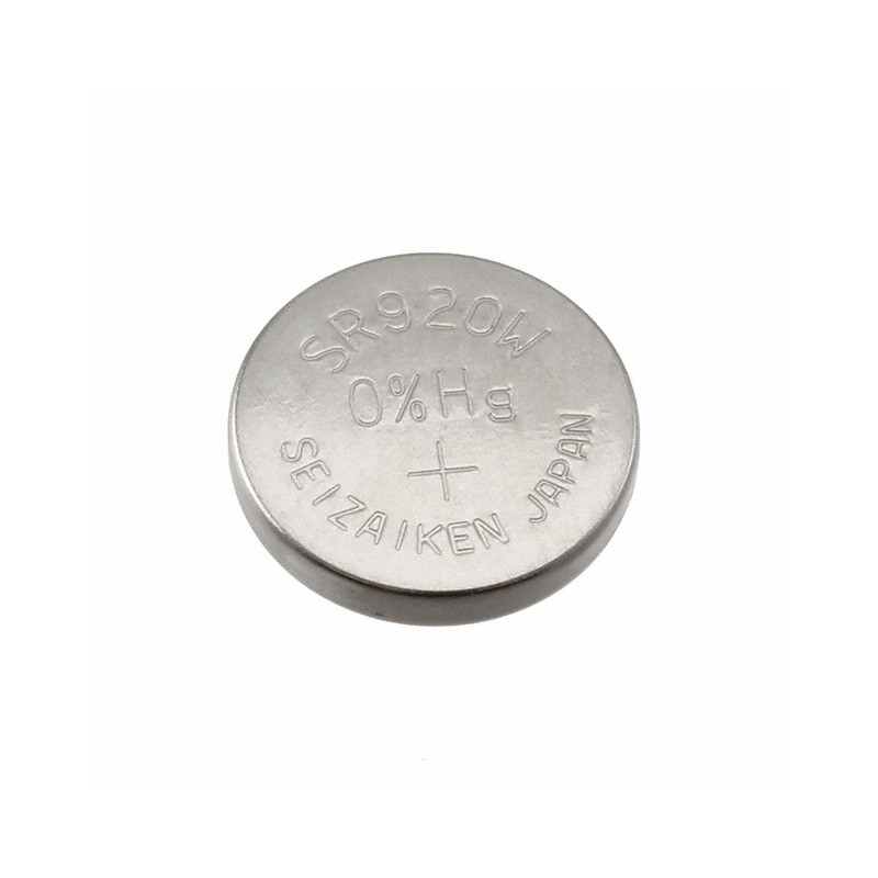 10 pcs : SR920W - BATT SILVER OX 1.55V COIN 9.5MM