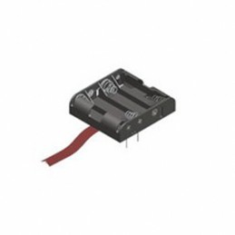 10 pcs : 2481RB - BATTERY HOLDER AAA 4 CELL PC PIN