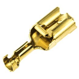 500 pcs - TE Connectivity Positive Lock .250 Mk I Uninsulated Female Spade Connector, Receptacle, 6.35 x 0.81mm Tab Size, 0.8mm²