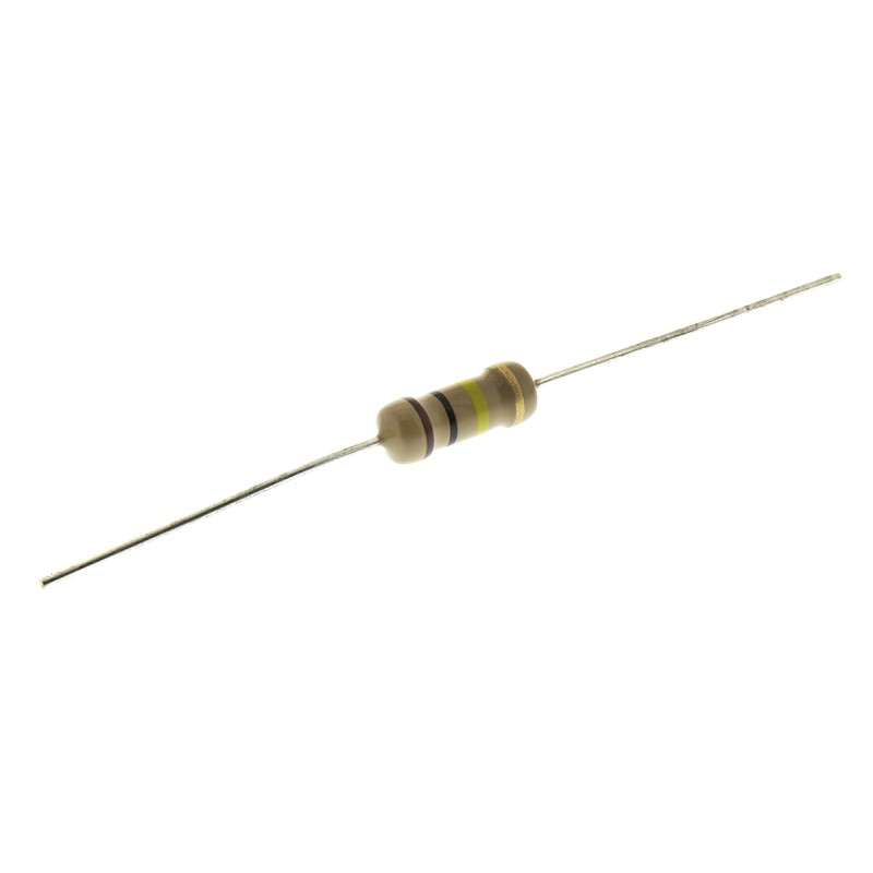 10 pcs - TE Connectivity 100kΩ Carbon Film Resistor 1W ±5% CFR100J100K