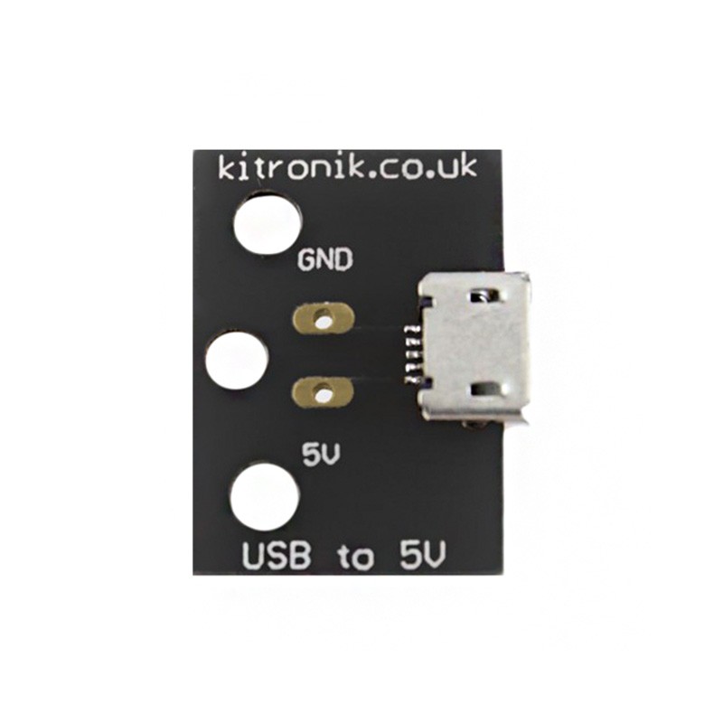 10 pcs : 5109 - MICRO USB TO 5V BREAKOUT