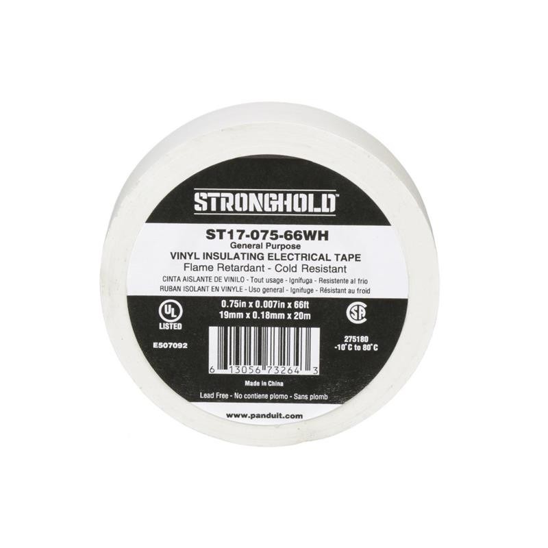 10 pcs : ST17-075-66WH - TAPE ELECTRICAL WHITE 3/4'X22YDS