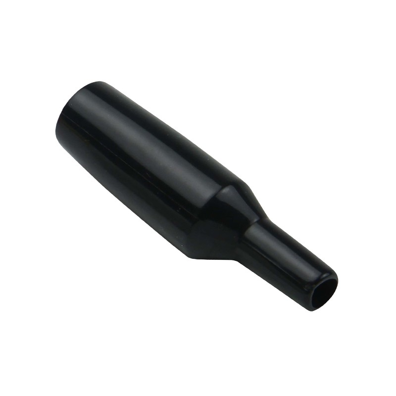 10 pcs : CTM-62-0 - ALLIGATOR INSULATOR VINYL BLACK