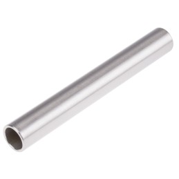 1 pcs - RS PRO Silver Stainless Steel Round Tube, 150mm Length, Dia. 20mm