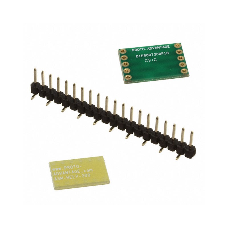 10 pcs : DIP600T300P10 - DIP-10 (0.6' BODY) TO DIP-10 (0.