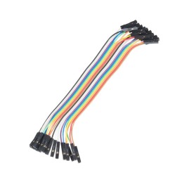 10 pcs : PRT-12796 - JUMPER WIRE F/F 6' 20PCS