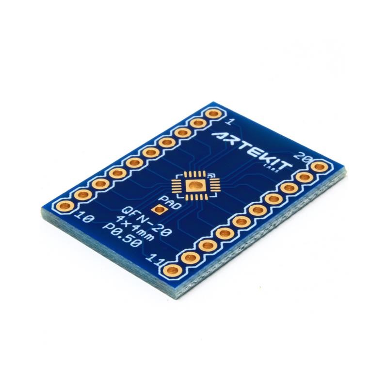 10 pcs : DA-QFN20-4X4P50 - QFN-20 TO DIP ADAPTER