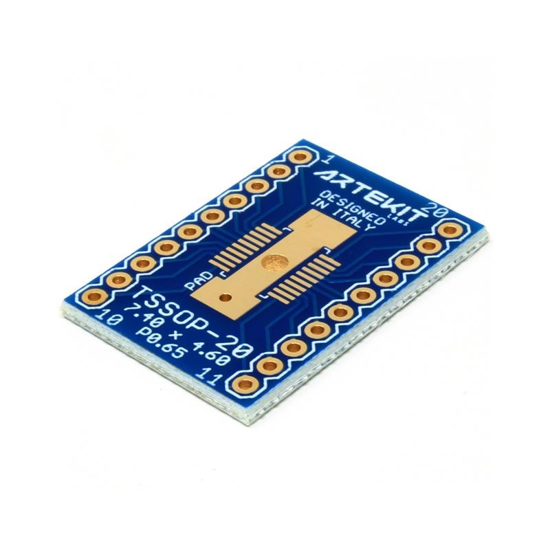 10 pcs : DA-TSSOP20-P65 - TSSOP-20 TO DIP ADAPTER