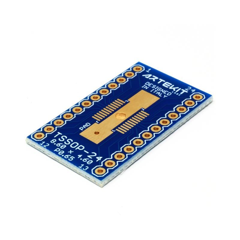 10 pcs : DA-TSSOP24-P65 - TSSOP-24 TO DIP ADAPTER