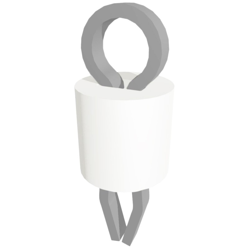 10 pcs : 5272 - PC TEST POINT COMPACT WHITE