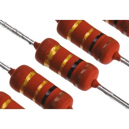 10 pcs - Vishay 1Ω Metal Film Resistor 2W ±5% PR02000201008JA100