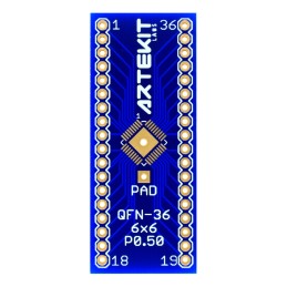 10 pcs : DA-QFN36-6X6P50 - QFN-36 TO DIP ADAPTER