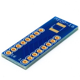 10 pcs : DA-MSOP16-4X3P50 - MSOP-16 TO DIP ADAPTER