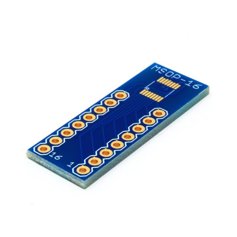 10 pcs : DA-MSOP16-4X3P50 - MSOP-16 TO DIP ADAPTER