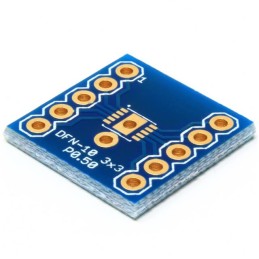 10 pcs : DA-DFN10-3X3P50 - DFN-10 TO DIP ADAPTER