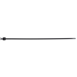 1 Bag of 100 - RS PRO Cable Tie, Releasable, 330mm x 5 mm, Black Polyester Coated Stainless Steel, Pk-100