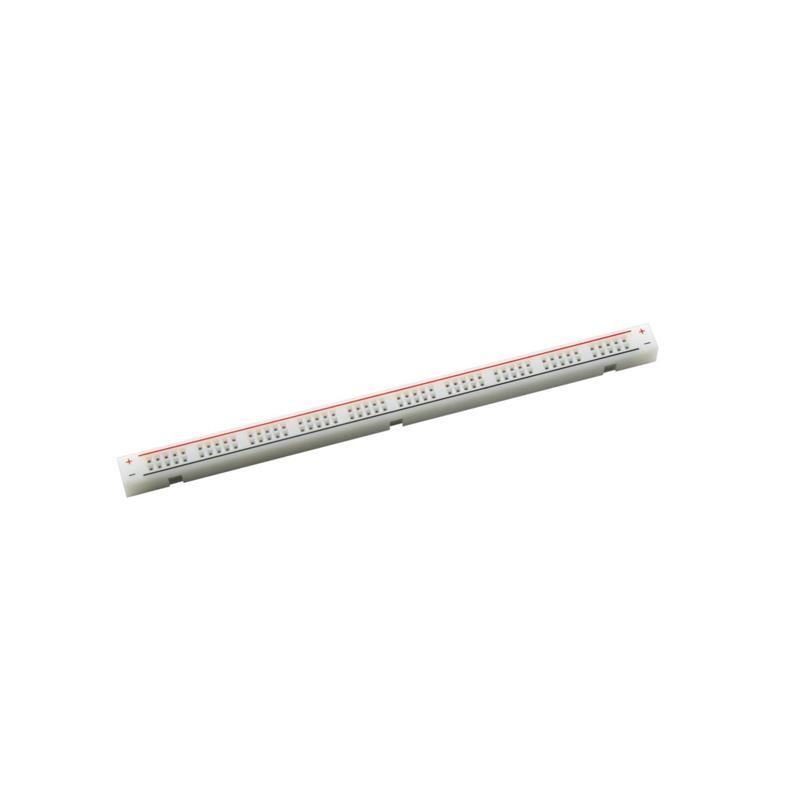 10 pcs : BB100R - WHITE 100-POINT BREADBOARD RAIL,