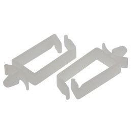 1 Bag of 100 - RS PRO Natural Nylon Saddle Clip