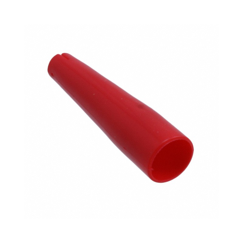 10 pcs : BU-72-2 - INSULATOR-ALLIGATOR CLIP PVC RED
