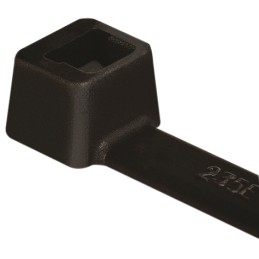 1 Bag of 100 - HellermannTyton Cable Tie, Inside Serrated, 270mm x 4.6 mm, Black Polyamide 6.6 (PA66), Pk-100