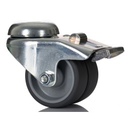1 pcs - Tente Braked Swivel Castor Wheel, 45kg Capacity, 50mm Wheel