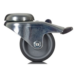 1 pcs - Tente Braked Swivel Castor Wheel, 45kg Capacity, 50mm Wheel