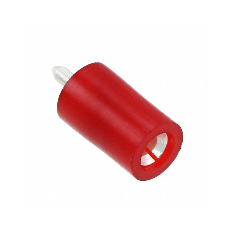 10 pcs : 6037 - PC TEST POINT JACK RED