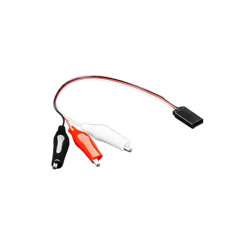 10 pcs : 5514 - SHROUDED SERVO TO ALLIGATOR CLIP