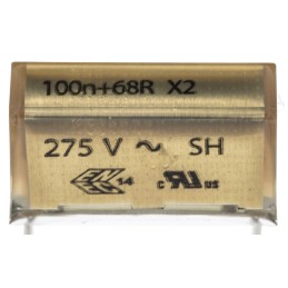 5 pcs - KEMET P409 Paper Capacitor, 275V ac, ±20%, 100nF, Through Hole