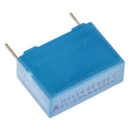 5 pcs - EPCOS B81141 Polyester Film Capacitor, 440V ac, ±20%, 22nF, Through Hole