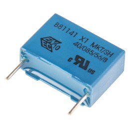 5 pcs - EPCOS B81141 Polyester Film Capacitor, 440V ac, ±20%, 22nF, Through Hole