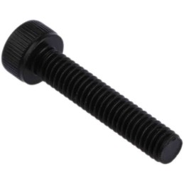 1 Box of 200 - RS PRO M4 x 20mm Hex Socket Cap Screw Black, Self-Colour Steel