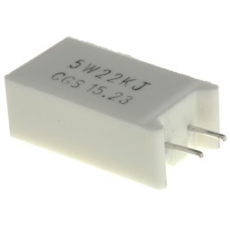 5 pcs - TE Connectivity 22kΩ Metal Oxide Resistor 5W ±5% SQMR522KJ