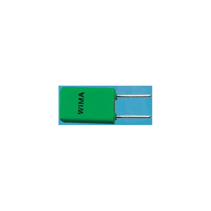 5 pcs - WIMA FKP2 Polypropylene Film Capacitor, 63 V ac, 100 V dc, ±5%, 2.2nF, Through Hole