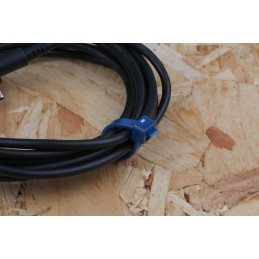 100 pcs - RS PRO Cable Tie, Metal Detectable, 203mm x 4.6 mm, Blue Metal Detectable, Pk-100