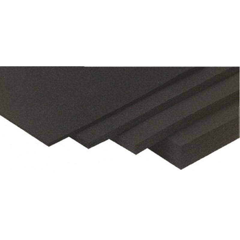 1 pcs - RS PRO Black Rubber Sheet, 1.2m x 600mm x 6mm