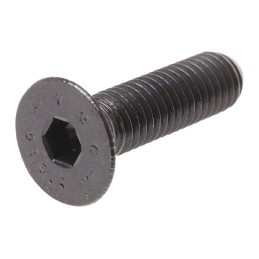 1 Box of 25 - RS PRO M8 x 30mm Hex Socket Countersunk Screw Black, Self-Colour Steel