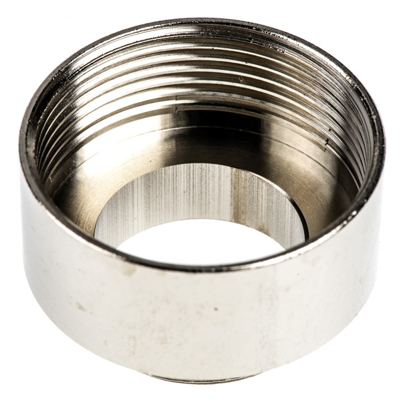 1 Bag of 5 - Lapp Cable Gland Adaptor, M25 Exterior Thread, M32 Interior Thread, Nickel Plated Brass, SKINDICHT Series