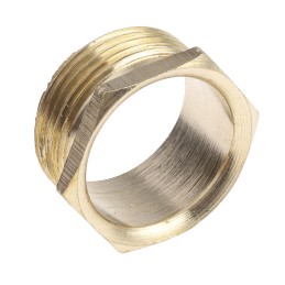 1 Pack of 25 - RS PRO Male Bush, Conduit Fitting, 25mm Nominal Size, Brass